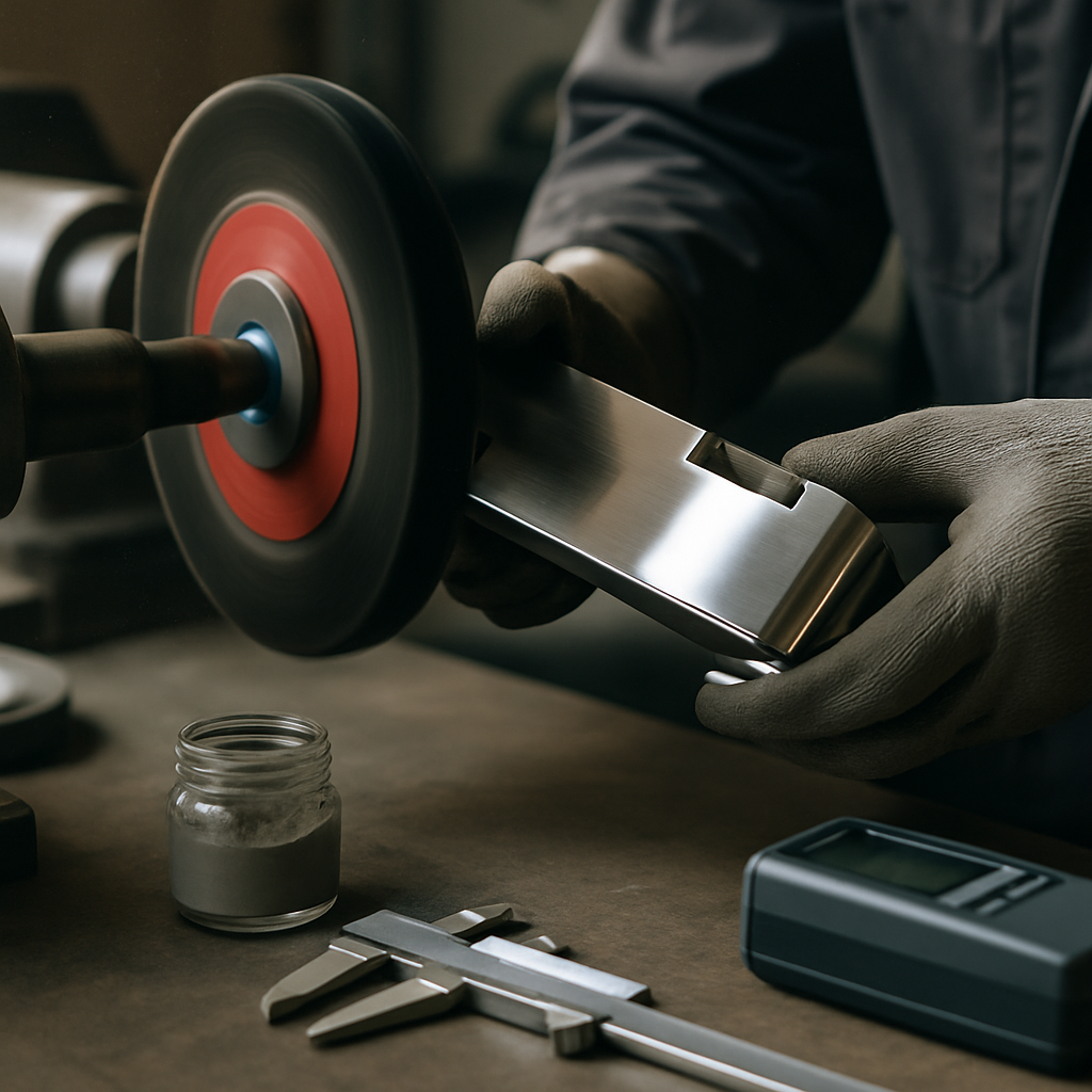 Schleifen, Läppen und Polieren Metallprozesse mit metal-clips.com